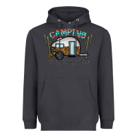 Smoke camping is my happy place Heavyweight Hoodie - CowhideDigitalArt
