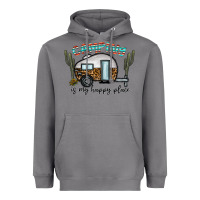 Storm camping is my happy place Heavyweight Hoodie - CowhideDigitalArt