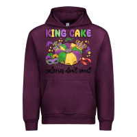 Mauve Wine king cake calories don't count Urban Hoodie - MaliasSmallBusiness