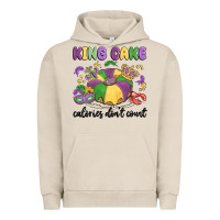 Pigment French Oak king cake calories don't count Urban Hoodie - MaliasSmallBusiness