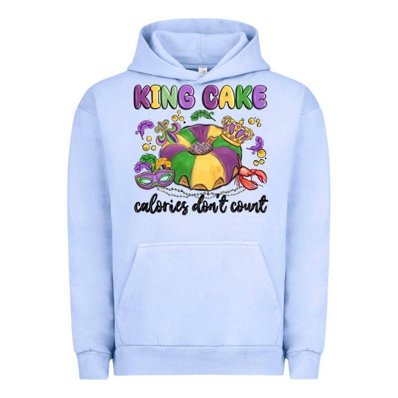 King Cake Calories Don't Count Urban Hoodie by MaliasSmallBusiness | Teevron