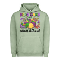 Pigment Oil Green king cake calories don't count Urban Hoodie - MaliasSmallBusiness
