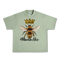 Oil Green mama bee with crown Urban Heavy Tee - Artiststas