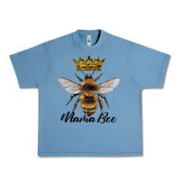 Pebble Blue mama bee with crown Urban Heavy Tee - Artiststas