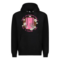 Black i don't watch prn i read it like a fucking lady Premium Hoodie - MaliasSmallBusiness