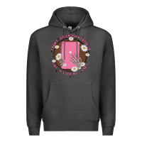 Charcoal Heather i don't watch prn i read it like a fucking lady Premium Hoodie - MaliasSmallBusiness