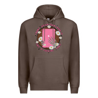 Coffee i don't watch prn i read it like a fucking lady Premium Hoodie - MaliasSmallBusiness