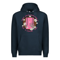 Navy i don't watch prn i read it like a fucking lady Premium Hoodie - MaliasSmallBusiness