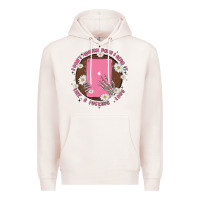 Pale Pink i don't watch prn i read it like a fucking lady Premium Hoodie - MaliasSmallBusiness
