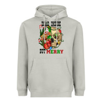 Moon Dust Dead İnside But Merry Human Skull Heavyweight Hoodie - FaDigitalArtStudio