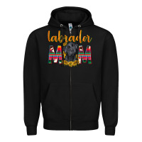 Black western labrador retriever mom Zipper Hoodie - texasbilliewilder