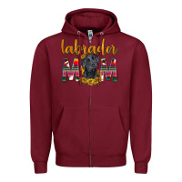 Burgundy western labrador retriever mom Zipper Hoodie - texasbilliewilder