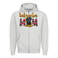 Dove Grey western labrador retriever mom Zipper Hoodie - texasbilliewilder