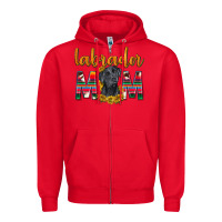 Red western labrador retriever mom Zipper Hoodie - texasbilliewilder