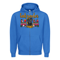 True Royal western labrador retriever mom Zipper Hoodie - texasbilliewilder