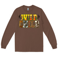 Chestnut Western wild child Long Sleeve Tee - texasbilliewilder