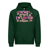 Forest Green i'm not perfect i'm limited edition Urban Hoodie - MaliasSmallBusiness
