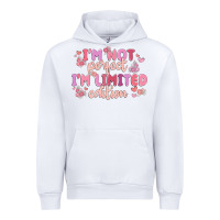 White i'm not perfect i'm limited edition Urban Hoodie - MaliasSmallBusiness