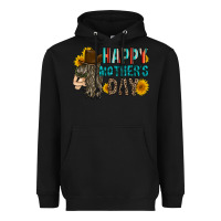Black happy mothers day Heavyweight Hoodie - RacoonDesign
