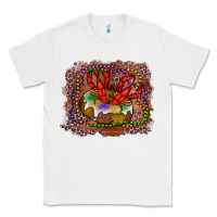 White Mardi gras king cake crawfish Classic Tee - RanaPortraitStore