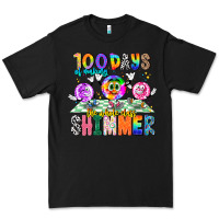 Black 100 Days Of Making The Whole Class Shimmer Premium Tee - CowhideDigitalArt