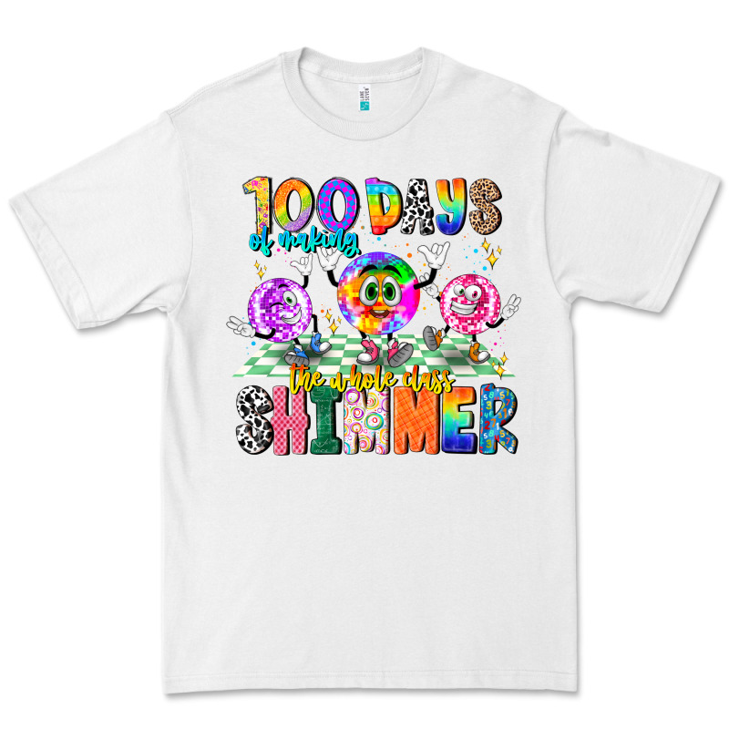 100 Days Of Making The Whole Class Shimmer Premium Tee by CowhideDigitalArt | Teevron