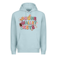 Blue Mist phone wallet keys Premium Hoodie - MaliasSmallBusiness