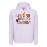 Lilac phone wallet keys Premium Hoodie - MaliasSmallBusiness