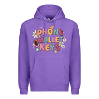 Purple phone wallet keys Premium Hoodie - MaliasSmallBusiness