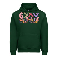 Forest Green god is greater than the highs and lows Urban Hoodie - MaliasSmallBusiness