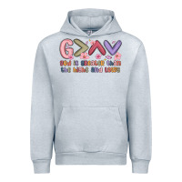 Heather Grey god is greater than the highs and lows Urban Hoodie - MaliasSmallBusiness