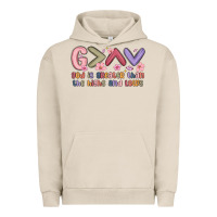 Pigment French Oak god is greater than the highs and lows Urban Hoodie - MaliasSmallBusiness