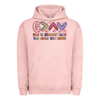 Pigment Salmon god is greater than the highs and lows Urban Hoodie - MaliasSmallBusiness