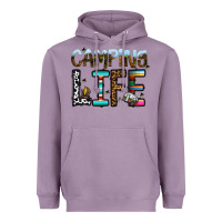 Lavender camping life Heavyweight Hoodie - CowhideDigitalArt