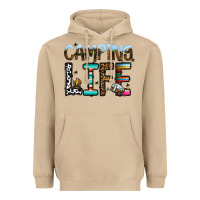 Mushroom camping life Heavyweight Hoodie - CowhideDigitalArt