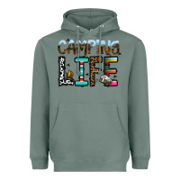 Sage camping life Heavyweight Hoodie - CowhideDigitalArt