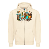 Sandshell cowboy coffee cups Zipper Hoodie - Zillion Design Studio