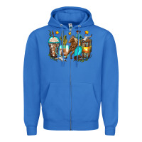True Royal cowboy coffee cups Zipper Hoodie - Zillion Design Studio