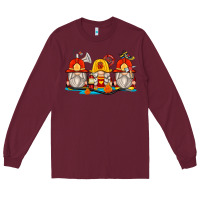 Burgundy firefighter gnomes Long Sleeve Tee - Zillion Design Studio