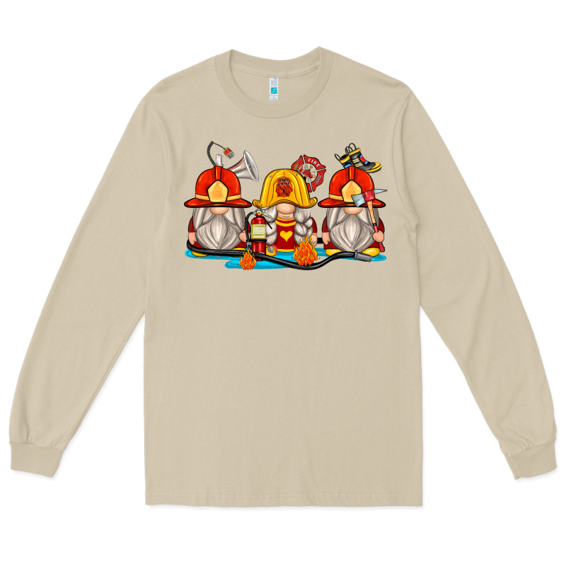 Firefighter Gnomes Long Sleeve Tee by Zillion Design Studio | Teevron