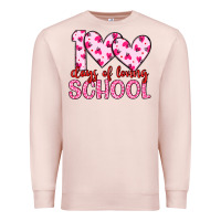 Pale Pink 100 days of loving school Premium Sweatshirt - Artiststas