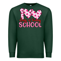 Sports Green 100 days of loving school Premium Sweatshirt - Artiststas
