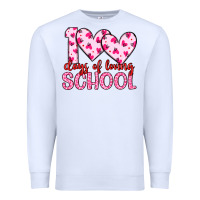 White 100 days of loving school Premium Sweatshirt - Artiststas