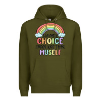 Army Green gay pride Premium Hoodie - MaliasSmallBusiness