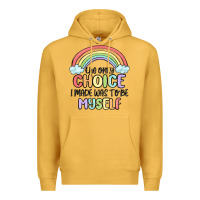 Mustard gay pride Premium Hoodie - MaliasSmallBusiness