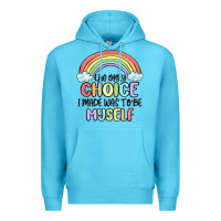 Ocean Blue gay pride Premium Hoodie - MaliasSmallBusiness