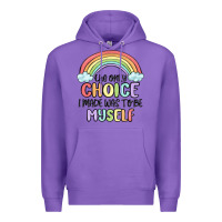 Purple gay pride Premium Hoodie - MaliasSmallBusiness