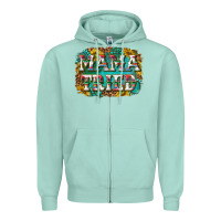 Seafoam western mama tried with sunflowers and gemstone Zipper Hoodie - texasbilliewilder