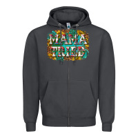 Smoke western mama tried with sunflowers and gemstone Zipper Hoodie - texasbilliewilder