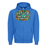 True Royal western mama tried with sunflowers and gemstone Zipper Hoodie - texasbilliewilder